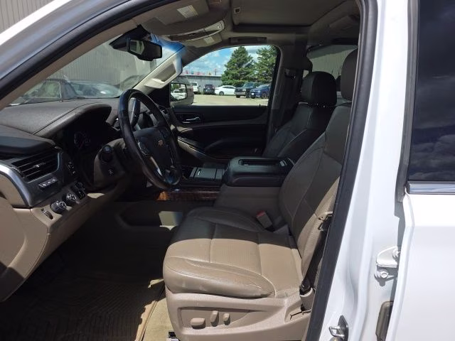 2016 White Chevrolet Tahoe LTZ 4X4 SUV