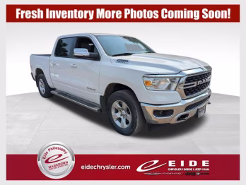2022 Bright White Clearcoat Ram 1500 Big Horn 4X4 Truck