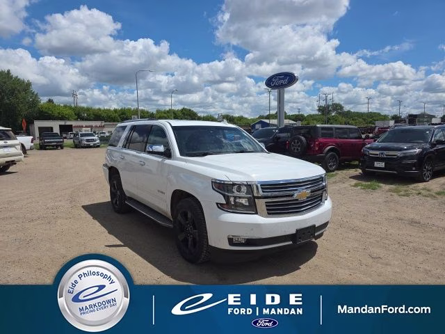 2016 White Chevrolet Tahoe LTZ 4X4 SUV