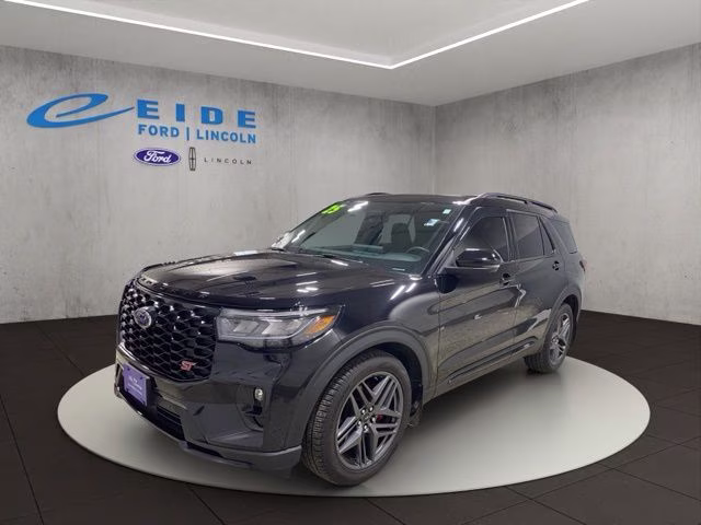 2025 Agate Black Metallic Ford Explorer ST 4X4 SUV