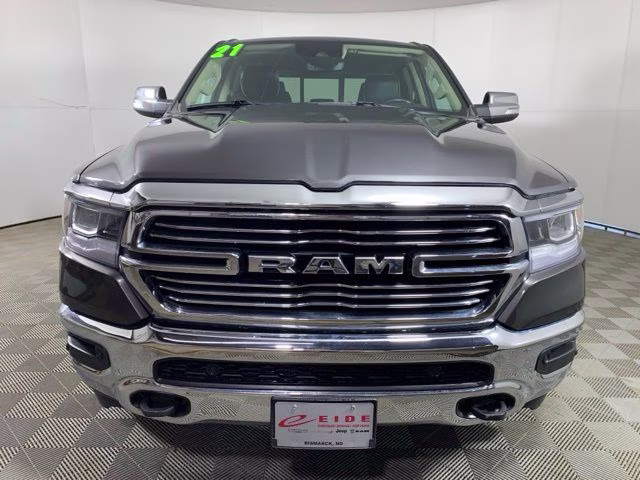 2021 Granite Crystal Metallic Clearcoat Ram 1500 Laramie 4X4 Truck