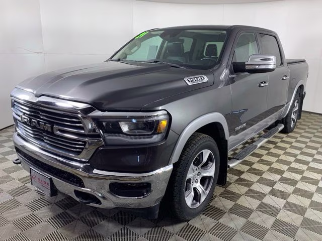 2021 Granite Crystal Metallic Clearcoat Ram 1500 Laramie 4X4 Truck