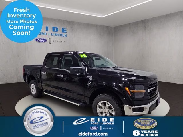 2025 Agate Black Metallic Ford F-150 XLT 4X4 Truck