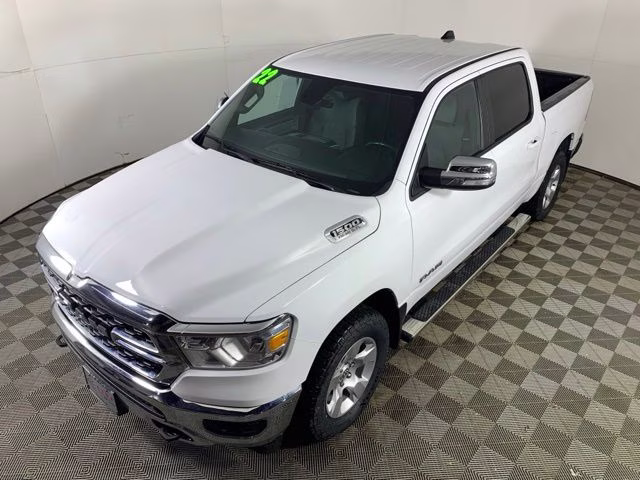 2022 Bright White Clearcoat Ram 1500 Big Horn 4X4 Truck