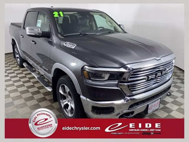 2021 Granite Crystal Metallic Clearcoat Ram 1500 Laramie 4X4 Truck