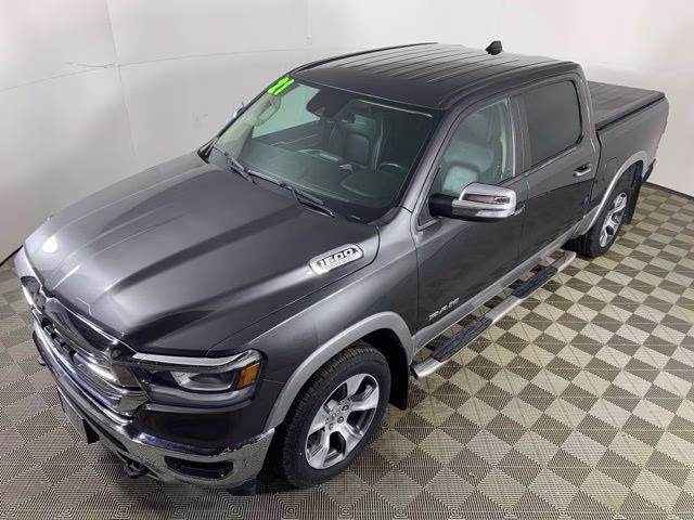 2021 Granite Crystal Metallic Clearcoat Ram 1500 Laramie 4X4 Truck