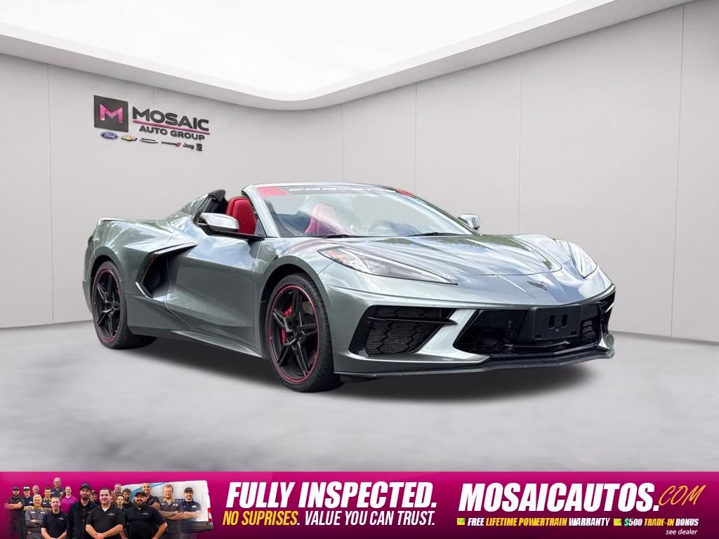 2023 Gray Metallic Chevrolet Corvette Stingray RWD Convertible