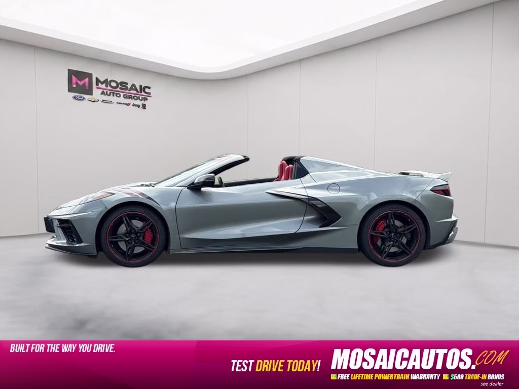 2023 Gray Metallic Chevrolet Corvette Stingray RWD Convertible