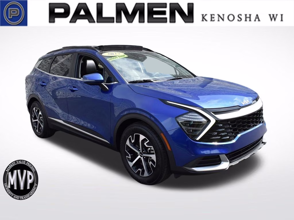 2025 Sapphire Blue Kia Sportage EX FWD SUV