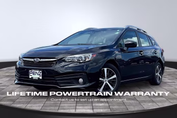 2022 Crystal Black Silica Subaru Impreza Premium AWD Hatchback