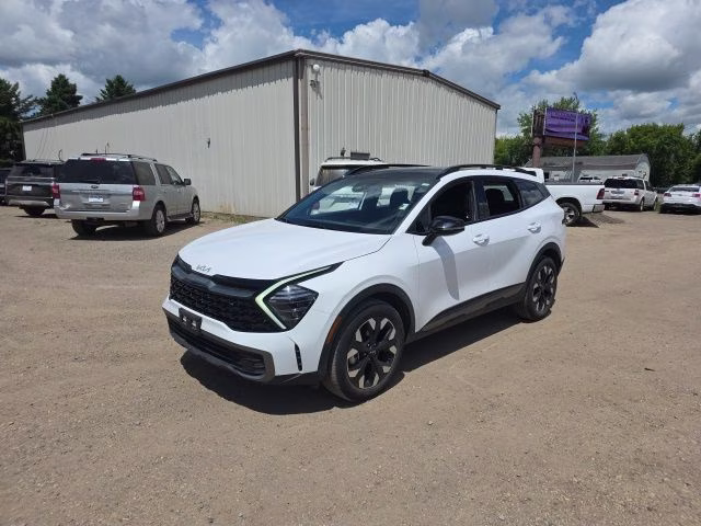 2024 Glacial White Pearl Kia Sportage X-Line AWD SUV