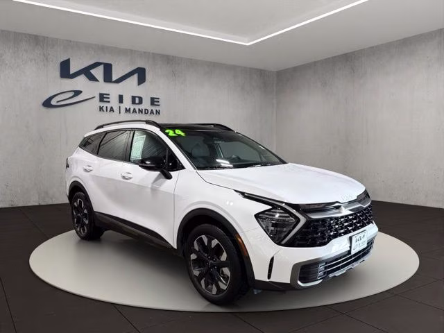 2024 Glacial White Pearl Kia Sportage X-Line AWD SUV