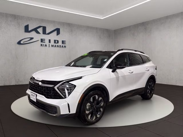 2024 Glacial White Pearl Kia Sportage X-Line AWD SUV