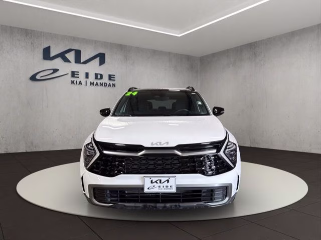 2024 Glacial White Pearl Kia Sportage X-Line AWD SUV