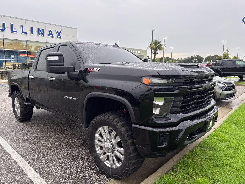 2025 Black Chevrolet Silverado 2500HD Custom 4X4 Truck