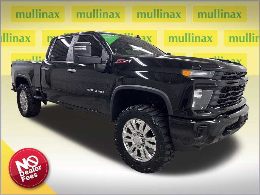 2025 Black Chevrolet Silverado 2500HD Custom 4X4 Truck