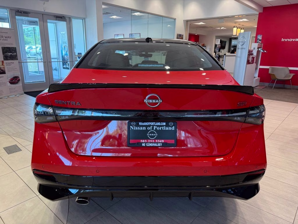 2026 Energetic Ember/Super Blk Nissan Sentra SR FWD Sedan