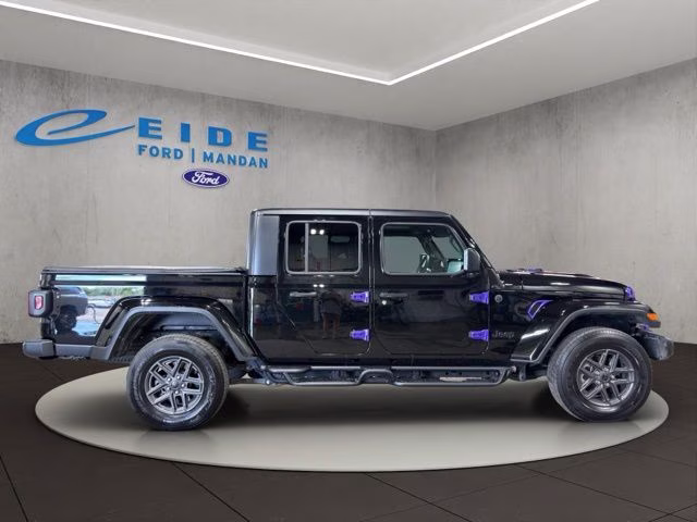2024 Black Clearcoat Jeep Gladiator Sport S 4X4 Truck