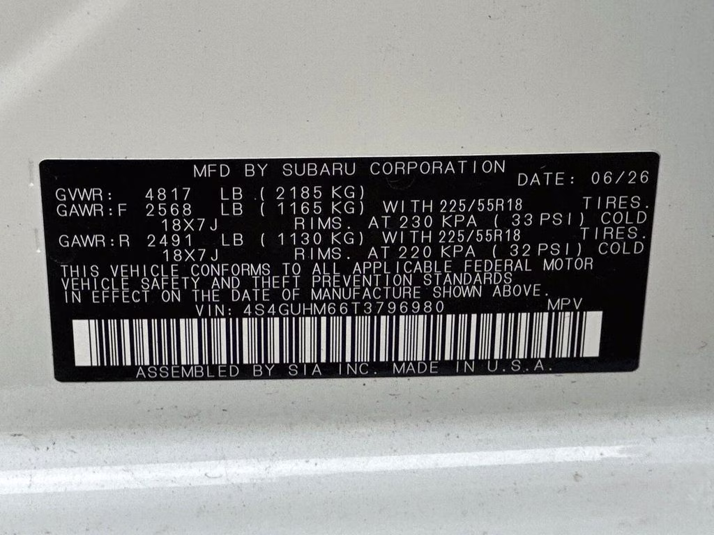 2026 Crystal White Subaru Crosstrek Limited AWD SUV