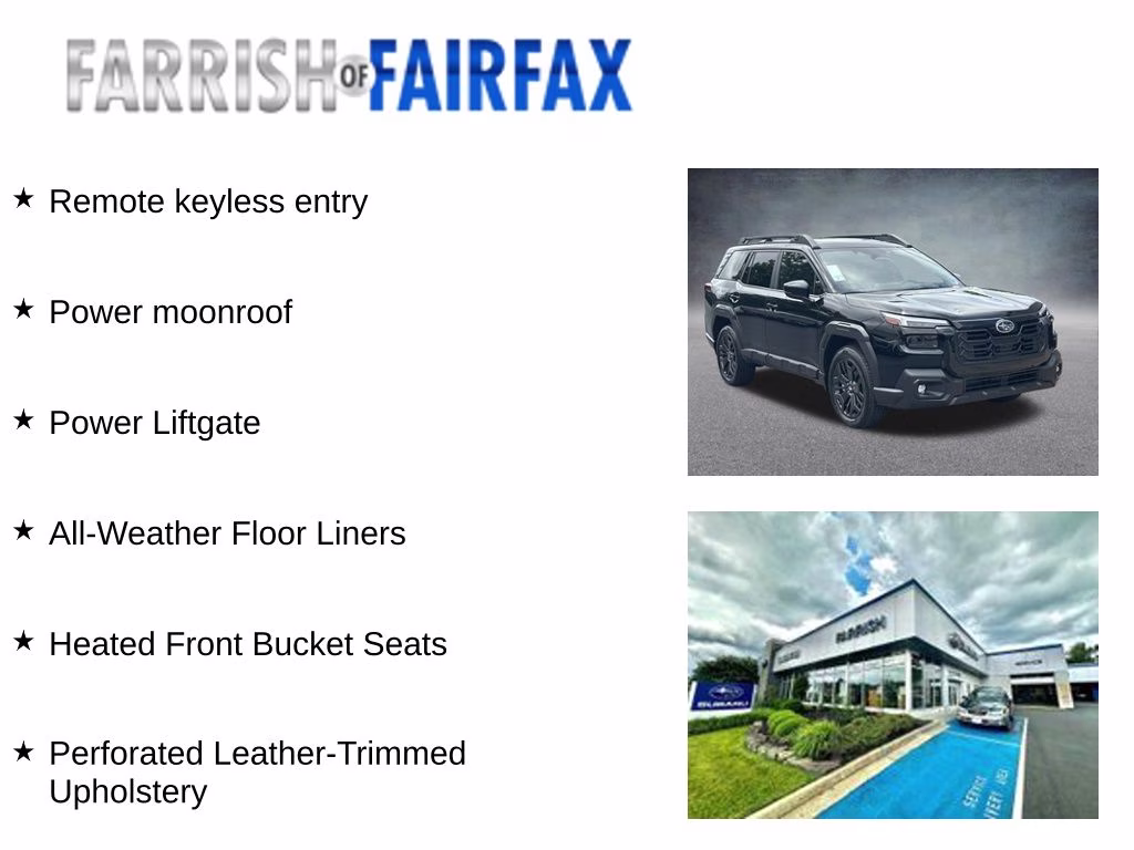 2026 Crystal Black Silica Subaru Outback Limited XT AWD SUV