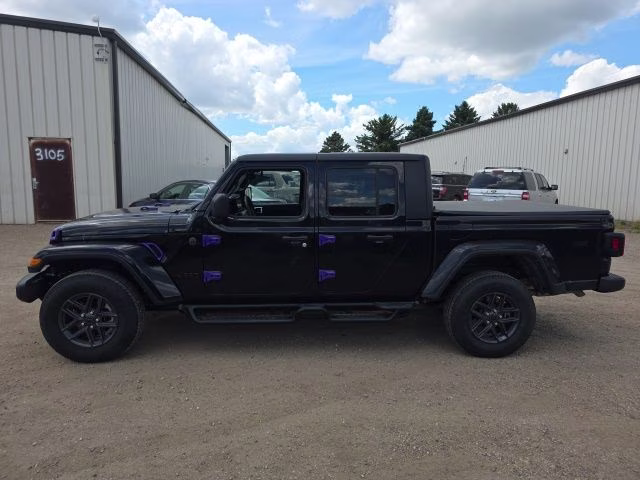 2024 Black Clearcoat Jeep Gladiator Sport 4X4 Truck