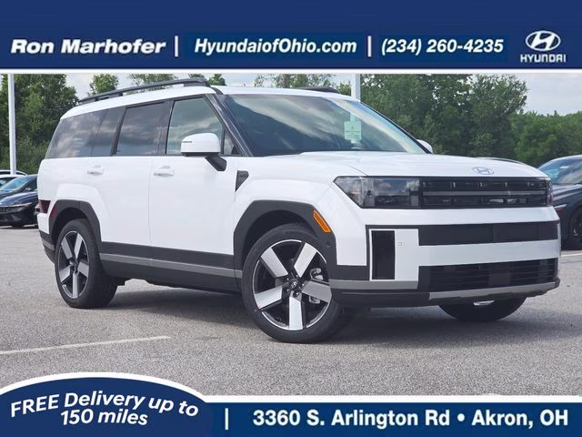 2026 Serenity White Hyundai Santa Fe Limited AWD SUV