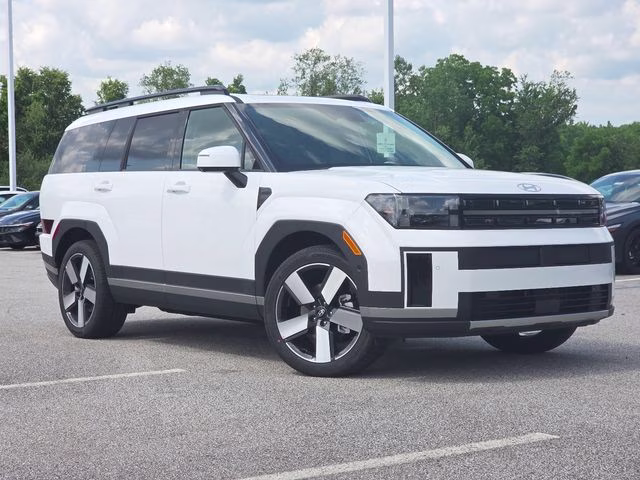 2026 Serenity White Hyundai Santa Fe Limited AWD SUV