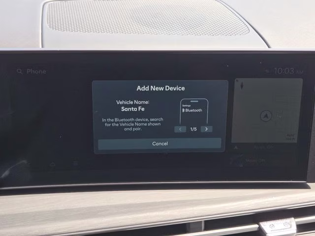 2026 Serenity White Hyundai Santa Fe Limited AWD SUV
