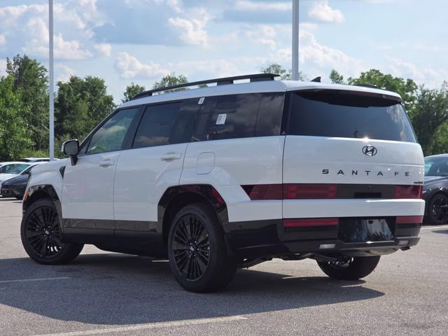 2026 Serenity White Hyundai Santa Fe Hybrid Calligraphy AWD SUV