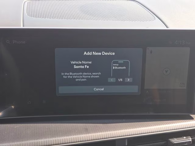 2026 Serenity White Hyundai Santa Fe Hybrid Calligraphy AWD SUV