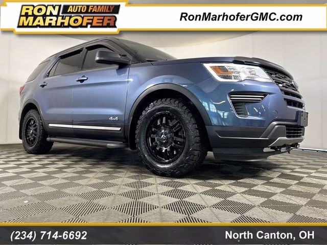 2018 Blue Metallic Ford Explorer XLT 4X4 SUV
