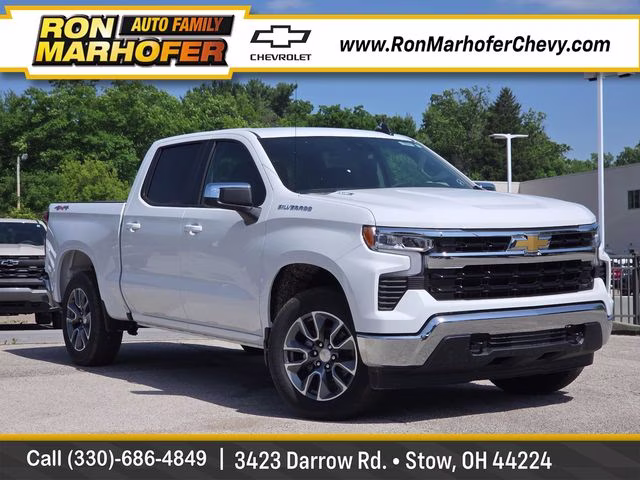 2026 Summit White Chevrolet Silverado 1500 LT 4X4 Truck