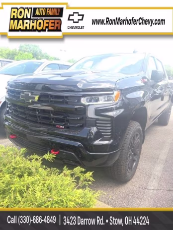 2026 Black Chevrolet Silverado 1500 LT Trail Boss 4X4 Truck