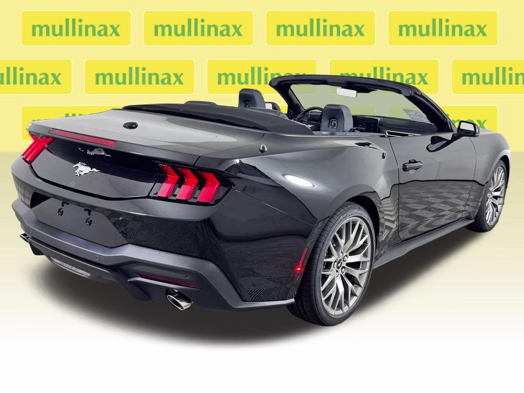 2026 Shadow Black Ford Mustang EcoBoost Premium RWD Convertible