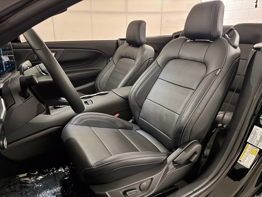 2026 Shadow Black Ford Mustang EcoBoost Premium RWD Convertible