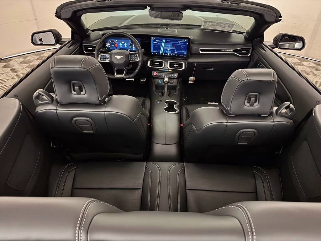 2026 Shadow Black Ford Mustang EcoBoost Premium RWD Convertible