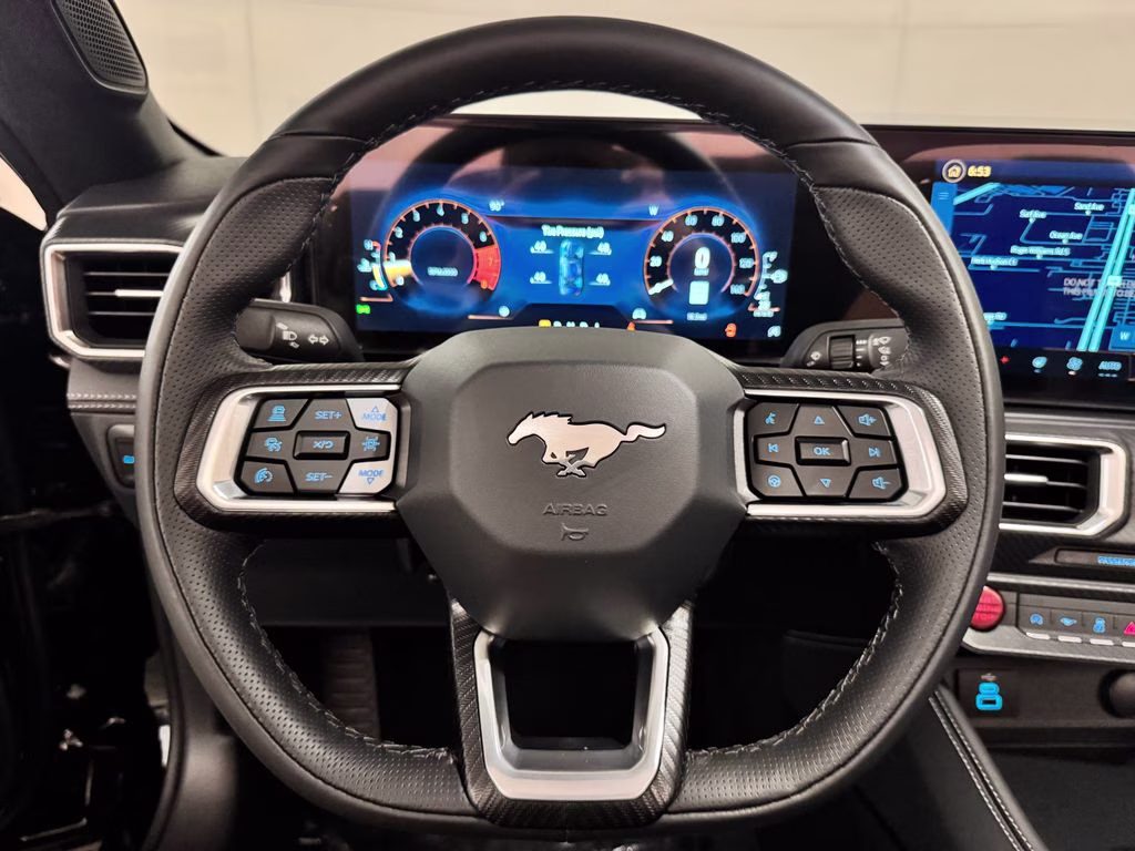 2026 Shadow Black Ford Mustang EcoBoost Premium RWD Convertible