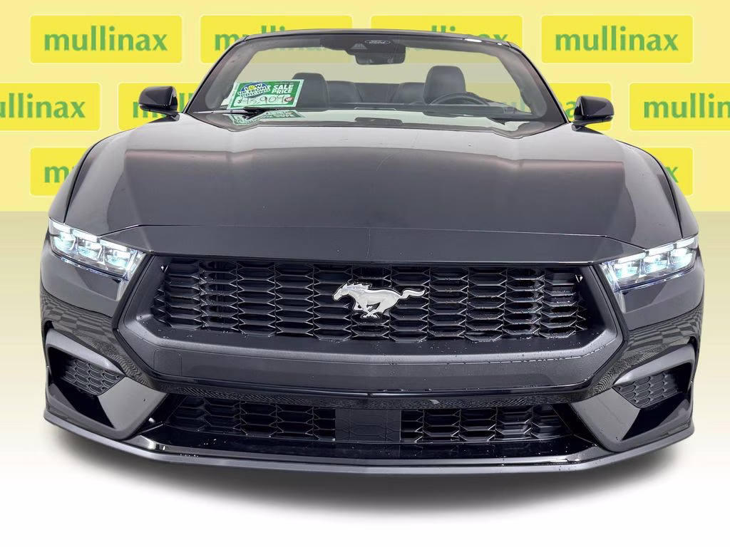2026 Shadow Black Ford Mustang EcoBoost Premium RWD Convertible