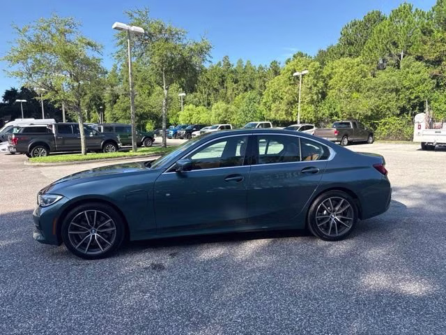 2021 Blue Ridge Mountain Metallic BMW 3 Series 330e RWD Sedan