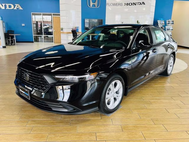 2026 Crystal Black Pearl Honda Accord LX FWD Sedan