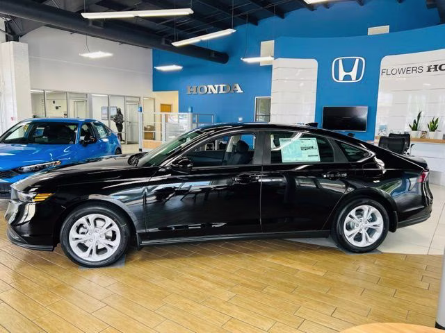 2026 Crystal Black Pearl Honda Accord LX FWD Sedan