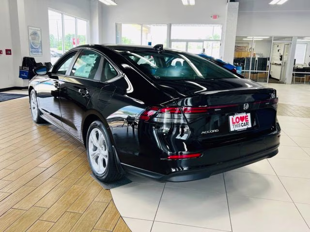 2026 Crystal Black Pearl Honda Accord LX FWD Sedan