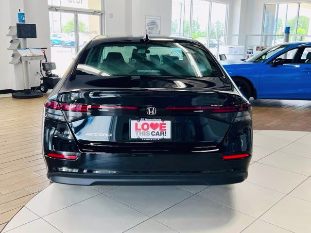 2026 Crystal Black Pearl Honda Accord LX FWD Sedan
