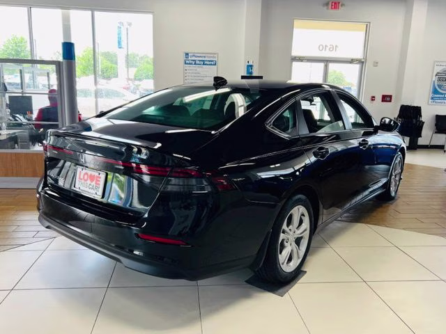 2026 Crystal Black Pearl Honda Accord LX FWD Sedan