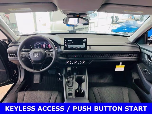 2026 Crystal Black Pearl Honda Accord LX FWD Sedan