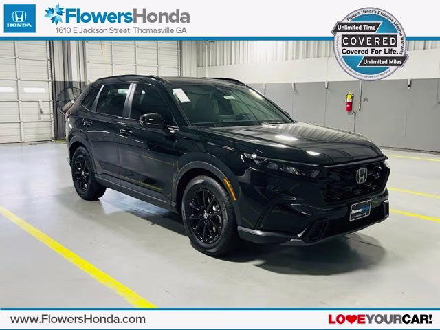 2026 Crystal Black Pearl Honda CR-V Hybrid Sport SUV