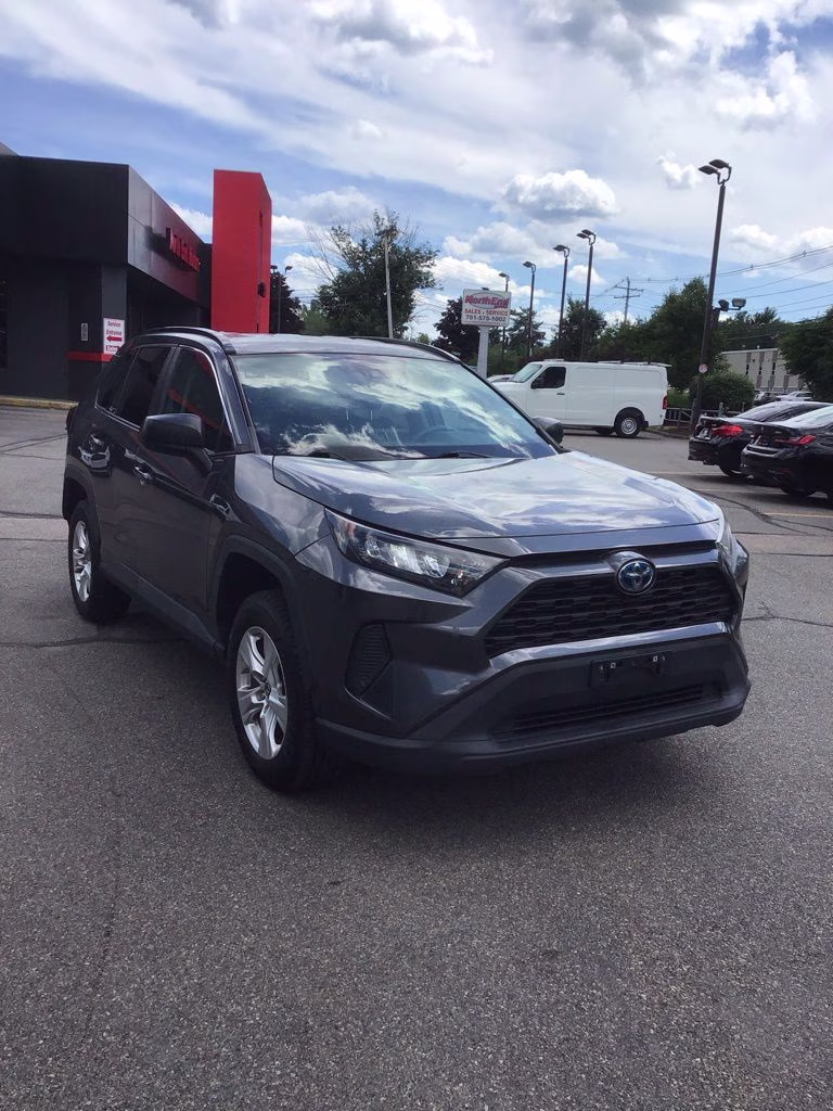 2021 Magnetic Gray Metallic Toyota RAV4 Hybrid LE AWD SUV