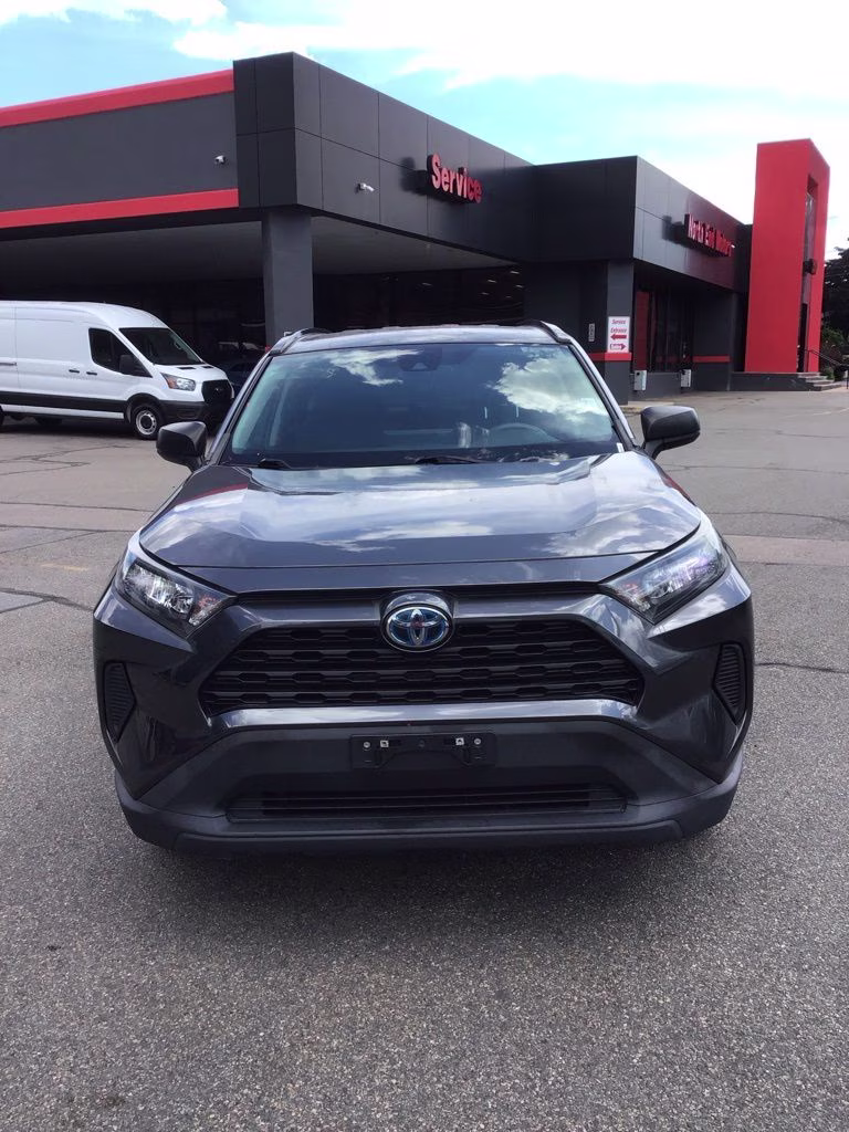 2021 Magnetic Gray Metallic Toyota RAV4 Hybrid LE AWD SUV