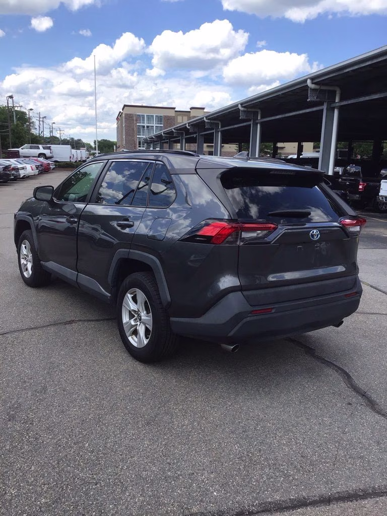 2021 Magnetic Gray Metallic Toyota RAV4 Hybrid LE AWD SUV
