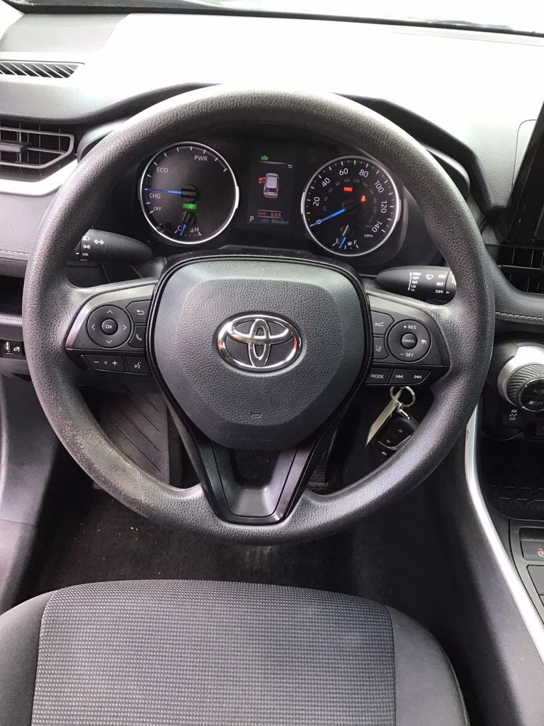 2021 Magnetic Gray Metallic Toyota RAV4 Hybrid LE AWD SUV